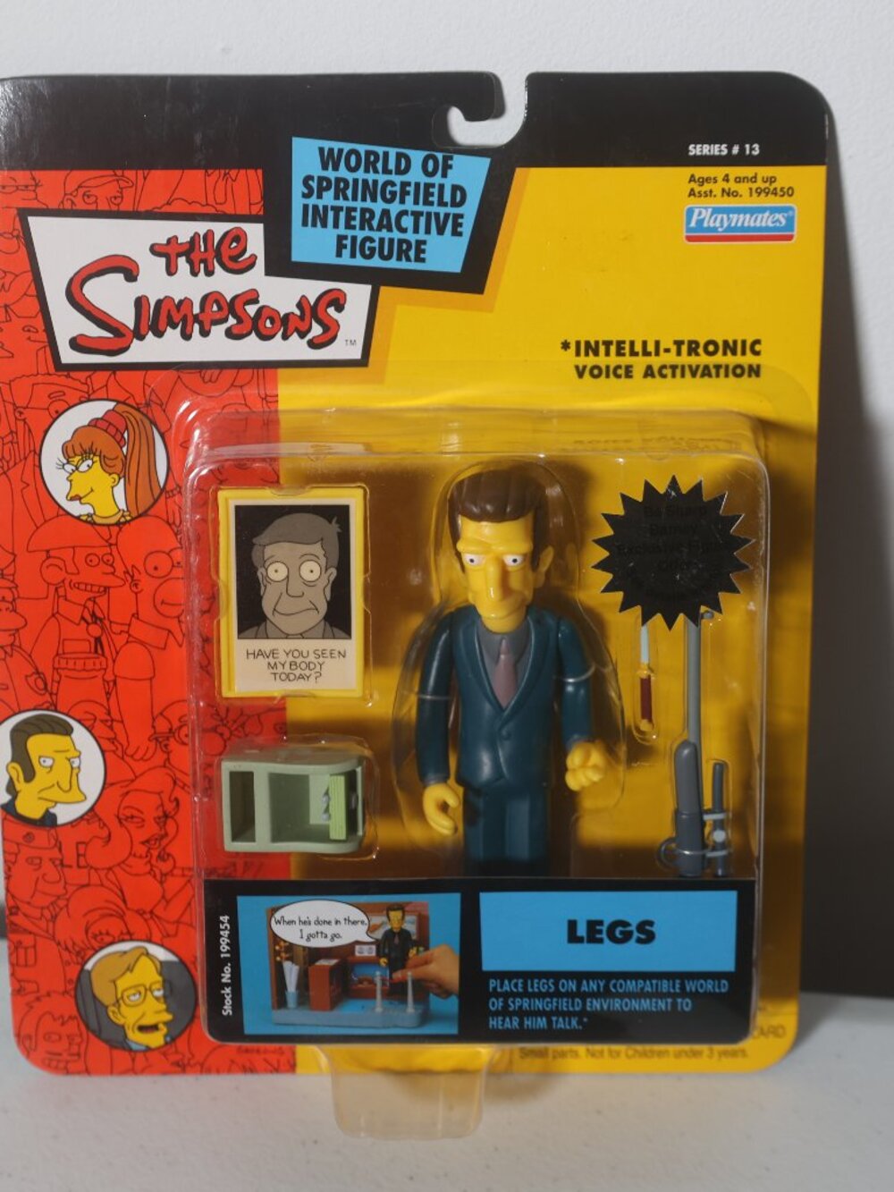Vintage The Simpsons World of Springfield Legs Gangster Figure Series 13